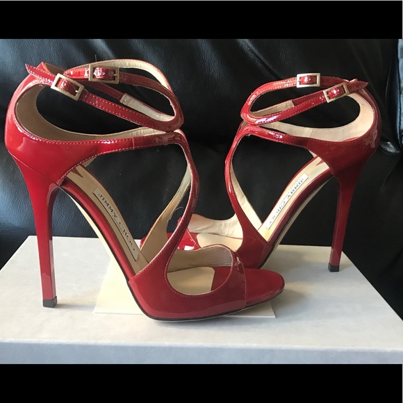 jimmy choo lancer red